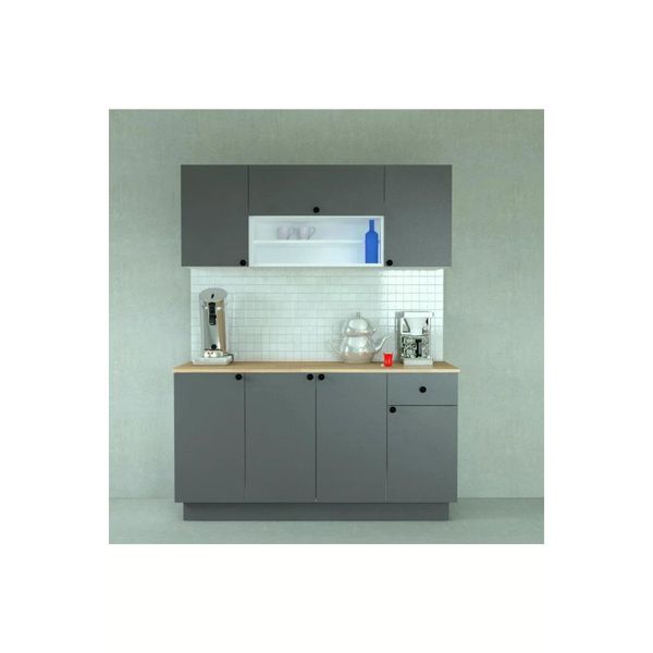 Mobilique 160 cm Ahşap MDF Tezgahlı Hazır Mutfak