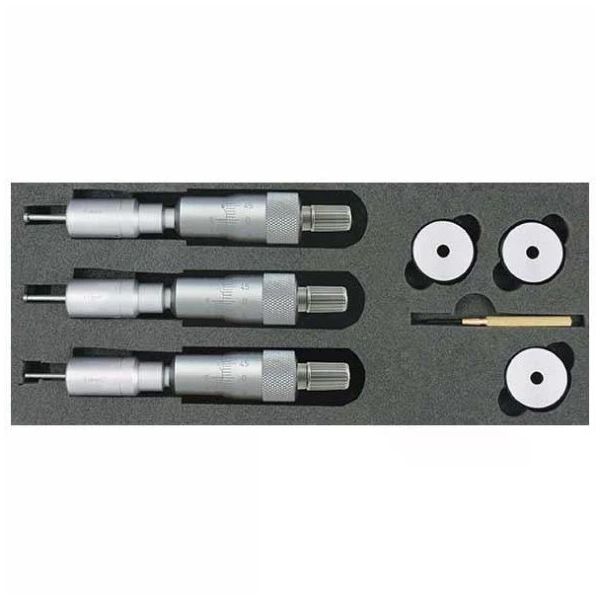 Asimeto AS-209 12-16 mm ve 16-20 mm Üç Nokta Temaslı Mekanik İç Çap Mikrometre Seti