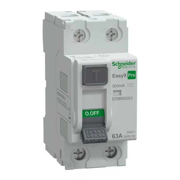 Schneider Electric Schneider EZ9R69263 Easy9 Pro 2P 63 A AC Tipi 300 mA Kaçak Akım Koruma Rölesi