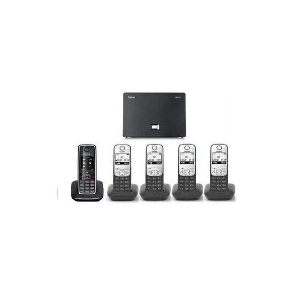 Gigaset C550-A690 Analog ve IP 5 Dahili Dect Telsiz Kablosuz Telefon Santrali