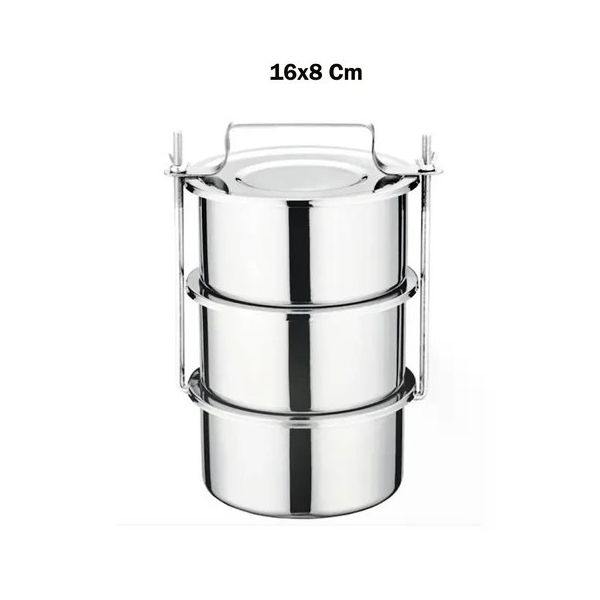 Ulutaş 16x8 cm 3 Katlı Isıtılabilir Sefertası