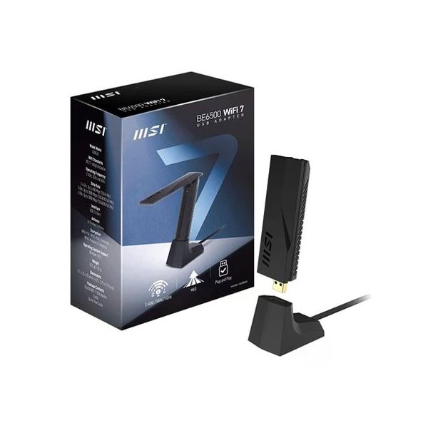 Msı Be6500 Wi-Fi 7 Usb Adaptör