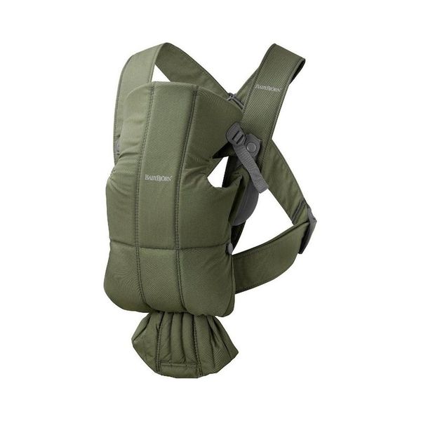 Babybjorn Mini 3d Cotton Dark Green Kanguru