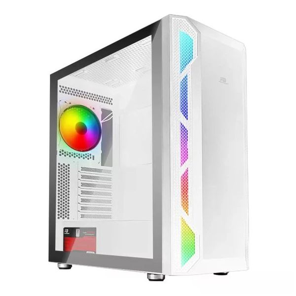 PowerBoost PB-P3701BW 650W 80+ USB 3.2 ARGB ATX Mid Tower Beyaz Kasa