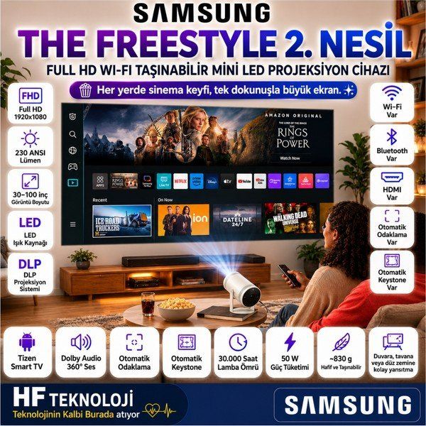 Samsung The Freestyle 2.Nesil Projeksiyon Cihazı