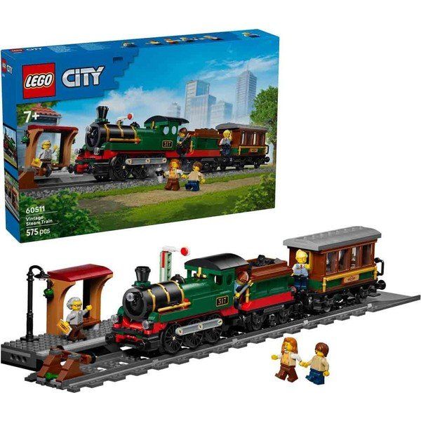 Lego City 60511 Klasik Buharlı Tren