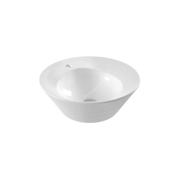 Serel PS33TXS110H Poseidon 45 cm Beyaz Tezgah Üstü Çanak Lavabo