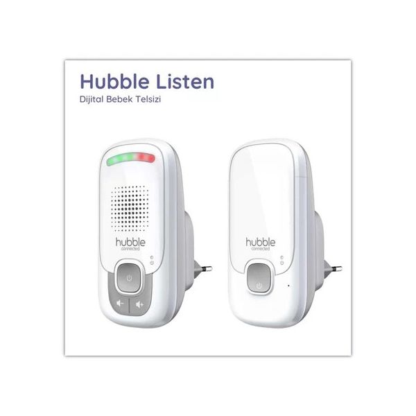 Hubble HBL01 / STD Listen Dijital Beyaz Bebek Telsizi