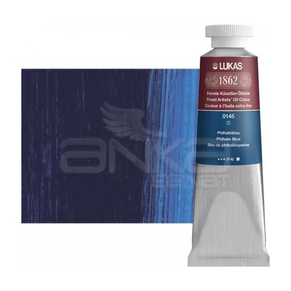 Lukas 1862 Seri 1 No 0145 Helio Saf Mavi 37 ml Yağlı Boya
