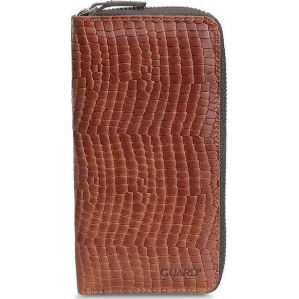 Guard GRD2403XW22163 Texas Taba Baskılı Fermuarlı Portföy Cüzdan