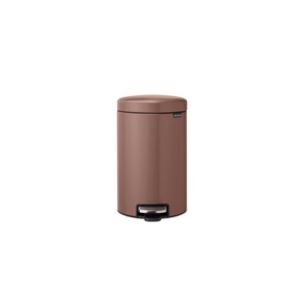Brabantia Newicon 12 lt Pedallı Satin Taupe Çöp Kutusu