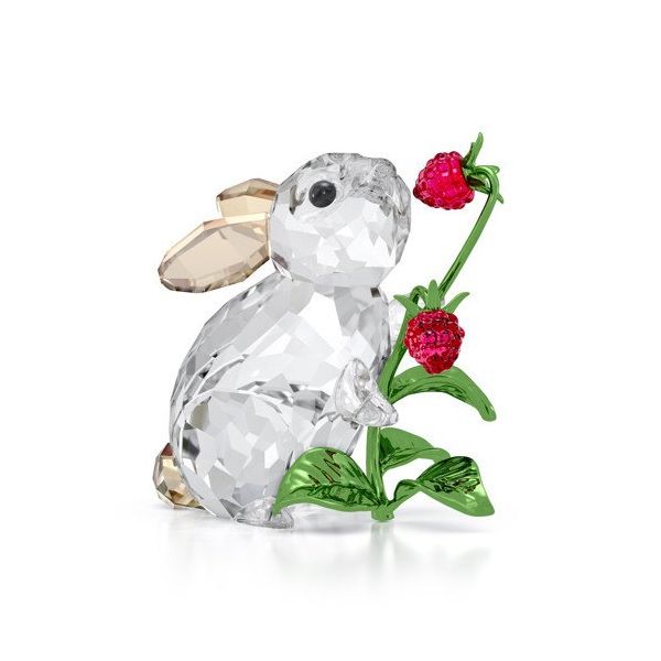 Swarovski 5702437 Idyllıa Rabbit and Raspberries Ev Dekorasyonu