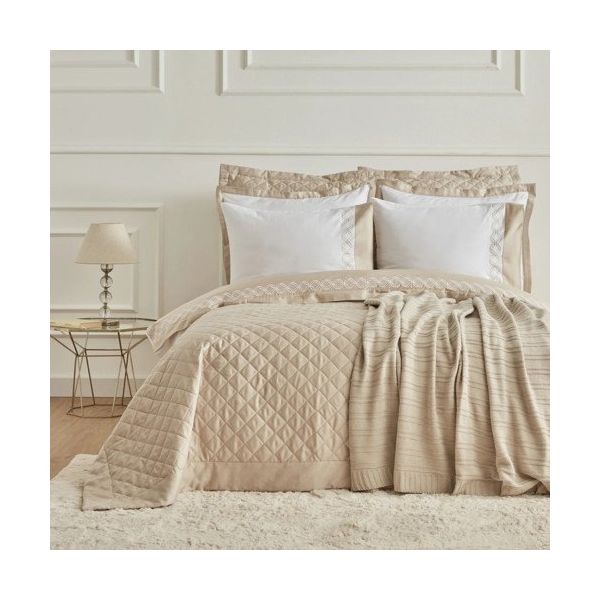 Karaca Home Bride Coll Nicole 10 Parça Bej Çeyiz Seti