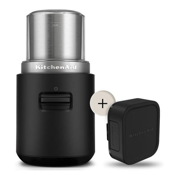 KitchenAid Go 5KBGR111BM Siyah Kablosuz Kahve Öğütücü