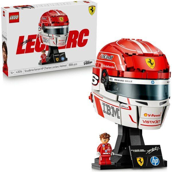 Lego Editions 43014 Scuderia Ferrari Hp Charles Leclerc Kaskı
