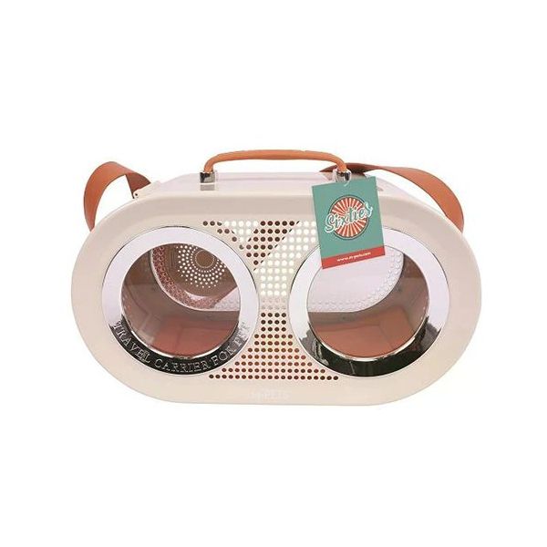 M-Pets Radio 50.2x23.5x31.3 cm Beyaz Kedi Taşıma Çantası