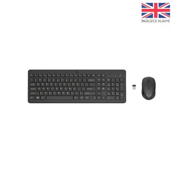 HP 2V9E6AA 330 İngilizce Kablosuz Klavye Mouse Set