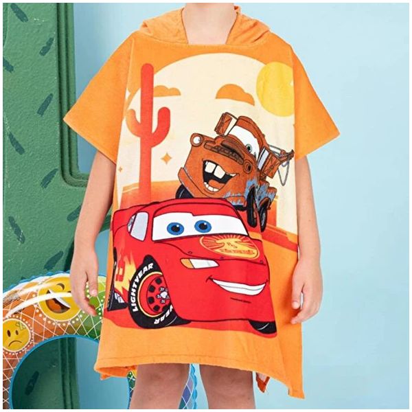 Özdilek Cars Springs Disney Lisanslı 4/9 Yaş Kadife Çocuk Panço
