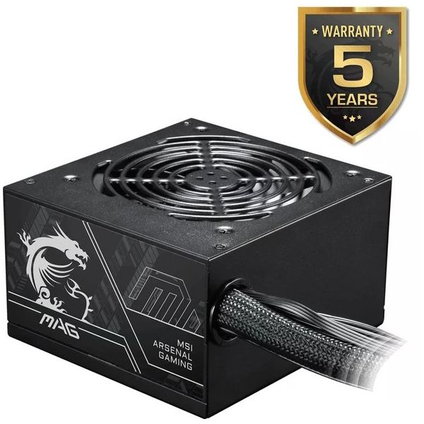 MSI MAG A750BN PCIE5 II 750 W 80+ Bronze 120 mm Power Supply
