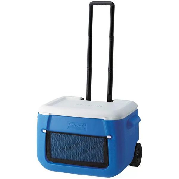 Coleman 50-QT 46 lt Poly Lite Yalıtımlı Tekerlekli Cooler Taşınabilir Soğutucu Kamp Buzluğu