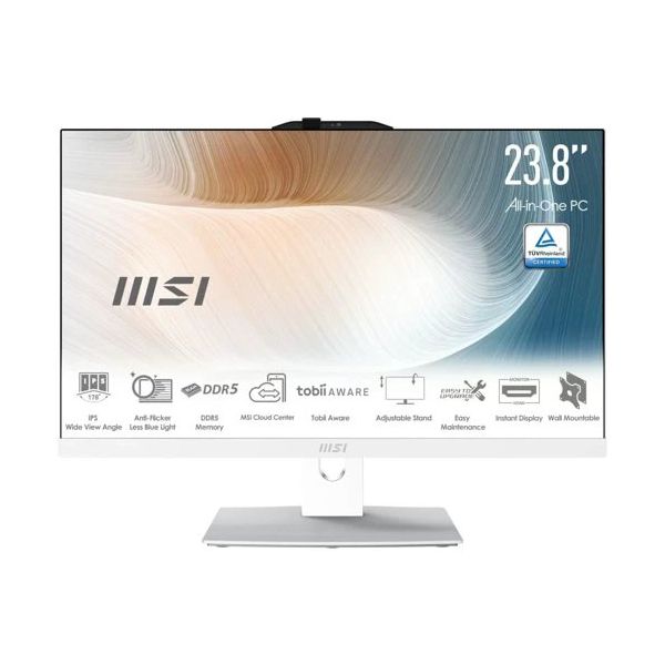 MSI Modern AM242P 1M-2288NEU Core 7 150U 16GB RAM 512GB SSD FreeDOS 23.8 inç All in One PC