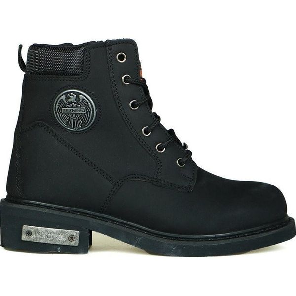 Harley Davidson Jim 025G100128-B14-27 Siyah Nubuk Kadın Bot