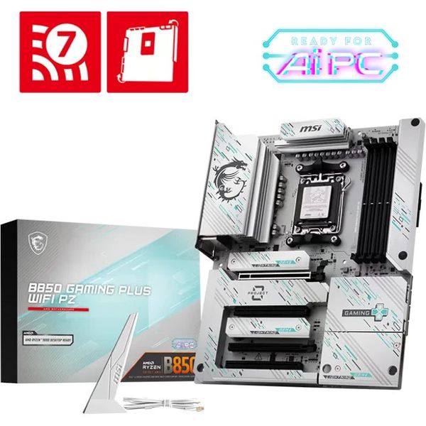 MSI B850 Gaming Plus WiFi PZ AMD AM5 DDR5 ATX Anakart