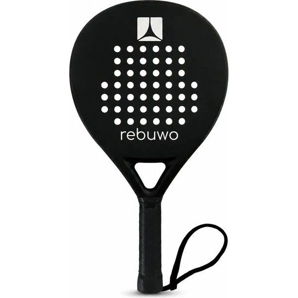Rebuwo White Edition Karbon Fiber Round Padel Raketi