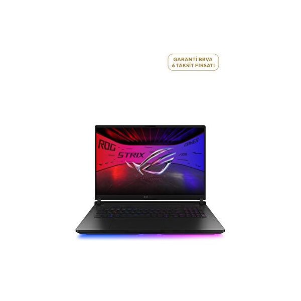 Asus ROG Strix Scar 18 G835LXG-TQ549 Ultra 9 290HX Plus 64GB RAM 2TB SSD RTX 5090 FreeDOS 18 inç Gaming Laptop