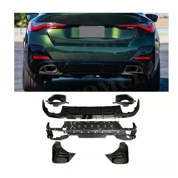 Auto GP Bmw G26 440 2022+ Arka Tampon Difüzörü ve Egzoz Ucu Seti