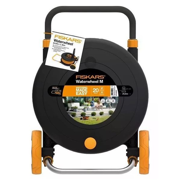 Fiskars 1023643 Tekerlekli 20 mt Hortum Makarası Seti