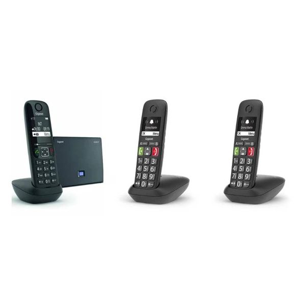 Gigaset AS690 IP 3 Dahili Dect Telsiz Kablosuz Telefon Santrali