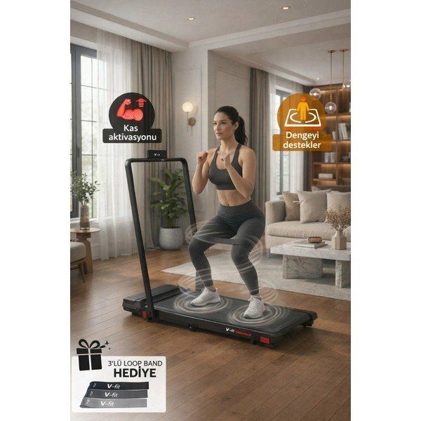 Voit Vibro Run Lite Titreşim Modlu Katlanabilir Koşu Bandı