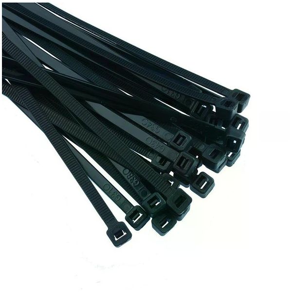 Ksn Plastik Siyah 9x760 mm 100 Adet Kelepçe