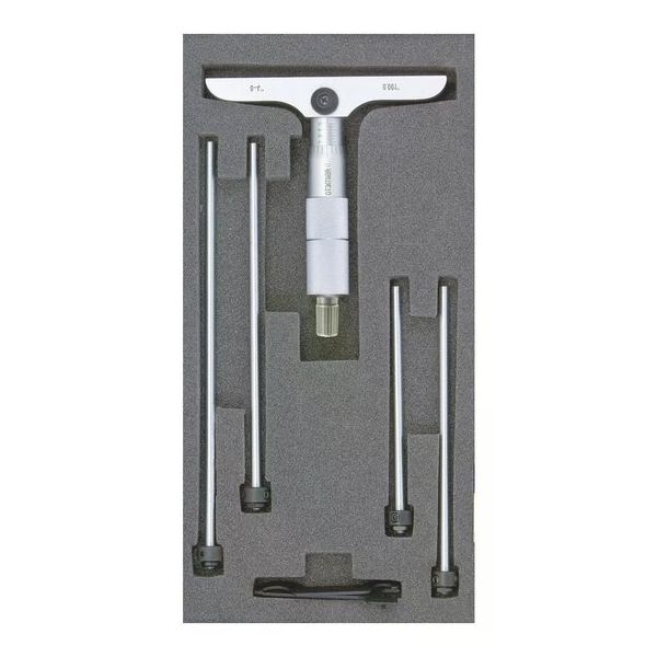 Asimeto AS-201040 0-100x0.01 mm Mekanik Derinlik Mikrometre