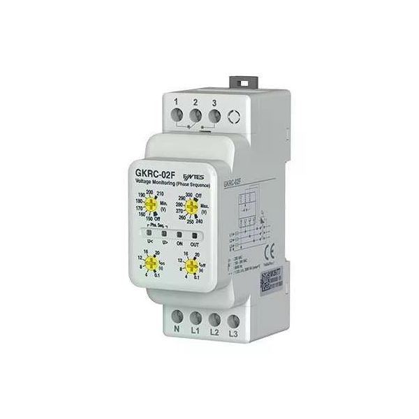 Entes M3958 Ayarlı GKRC-02F Gerilim Kontrol Rölesi