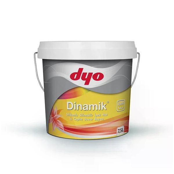 Dyo 4698 7,5 lt Dinamik İpek Mat Silikonlu Silinebilir İç Cephe Duvar Boyası