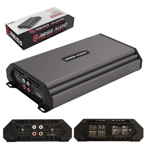 Reiss Audio RS-Q60.4 4 Kanal Amplifikatör