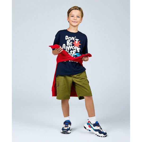 Champion 306768-GS573 Yeşil Icons Cargo Bermuda Erkek Çocuk Şort