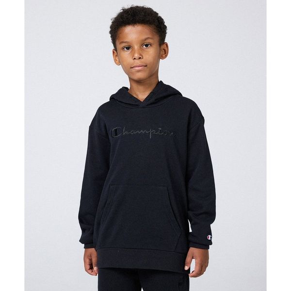 Champion 306763-KK001 Siyah Icons Hooded Erkek Çocuk Sweatshirt
