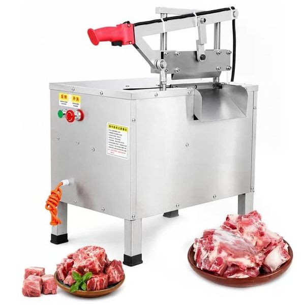 Sunup Sn-30982 Otomatik Kemik Ve Et Kesme Makinesi Gıda Sınıfı Paslanmaz Çelik Endüstriyel Giyotin Dilimleyici
