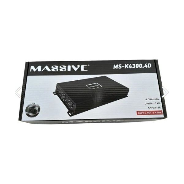 Massive MS-K4300.4D 300W X 4CH 4OHM 4 Kanal Digital Amplifikatör