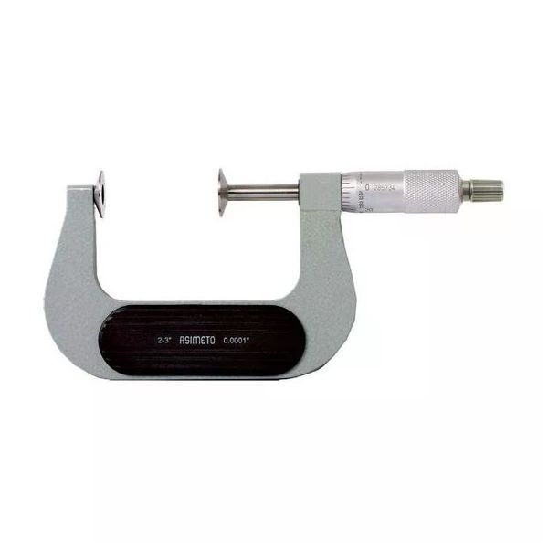 Asimeto AS-141010 0-25x0.01 mm Mekanik Dişli Mikrometre