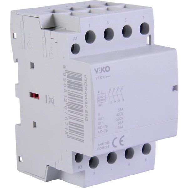Viko VTCR-63/40 63 A 4 No Sessiz Kontaktör