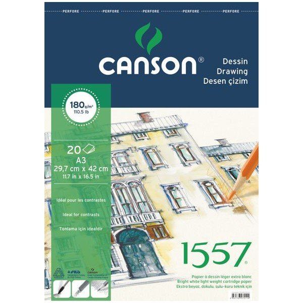 Canson 1557 200 gr 250 Adet Resim Kağıdı