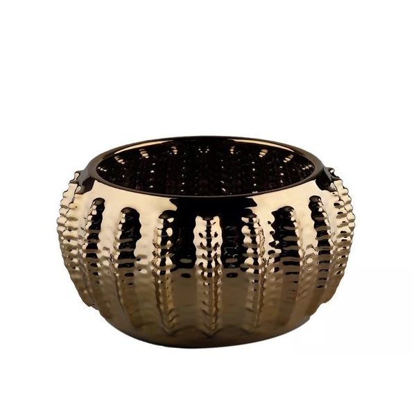 Lucky Art Gold Düğmeli 20 cm Çiçeklik