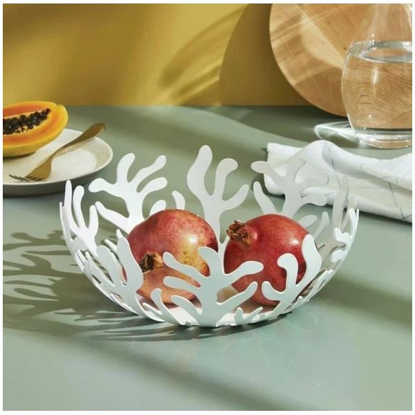 Alessi Mediterraneo 21 cm Beyaz Meyve Sepeti