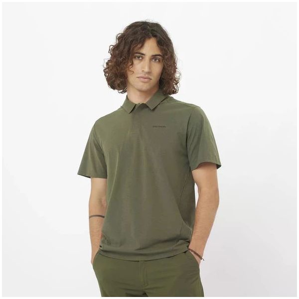 Salomon LC2439300 Trackline Polo M Erkek Polo Tişört
