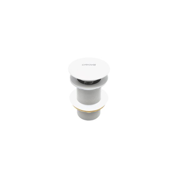 Creavit SF030Pop Up Taşmasız Mat Beyaz Lavabo Sifon Başlığı