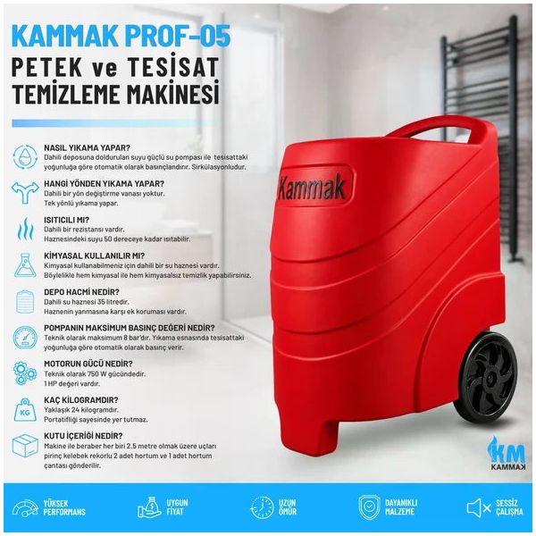 Kammak Prof-05 Petek Temizleme Makinesi